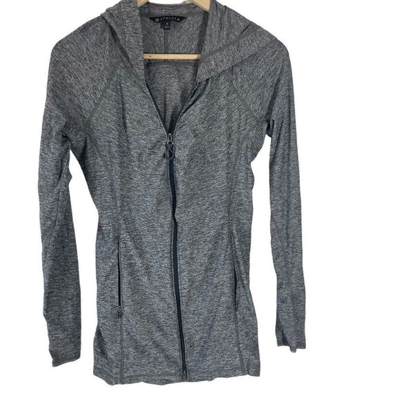 Athleta Grey Heather Vitamin Sea Lightweight Jacket Sz S - Picture 5 of 12